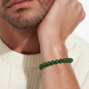 Bracelet Agate verte BAGV8MM