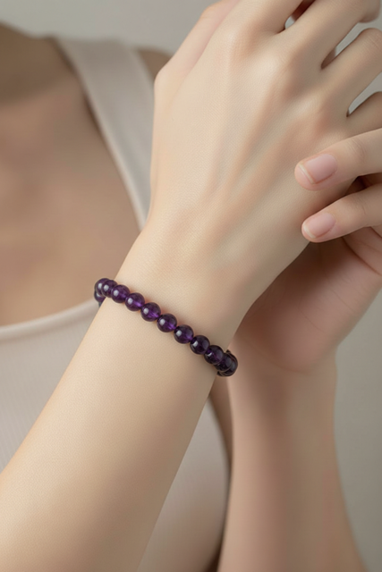 Bracelet Améthyste BAM8MM – Image 2