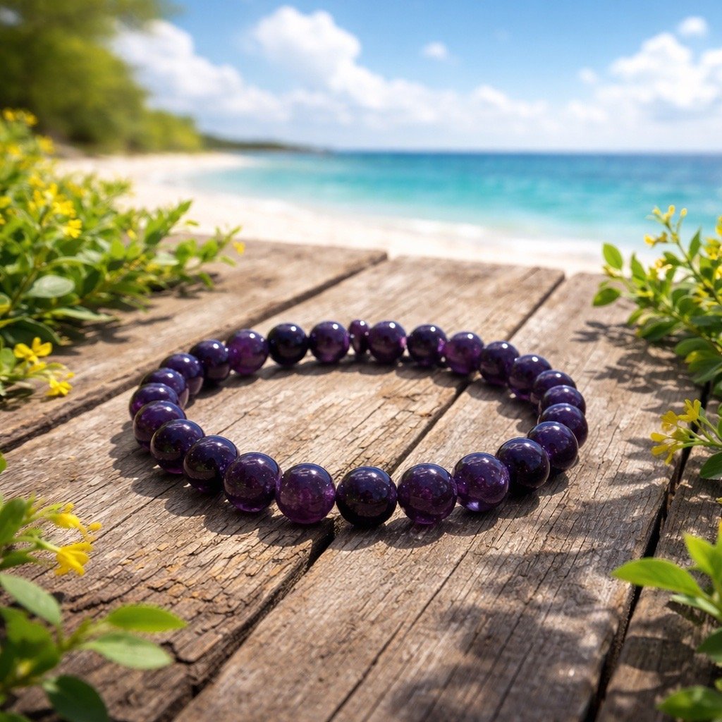 Bracelet Améthyste BAM8MM