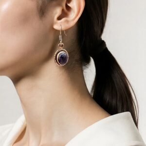 Boucle d&rsquo;oreille Lapis BOLPS2
