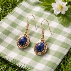 Boucle d&rsquo;oreille Lapis BOLPS2