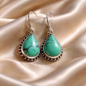 Boucle d'oreille et turquoise BOTRQUS