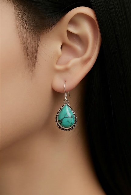 Boucle d'oreille et turquoise BOTRQUS – Image 3