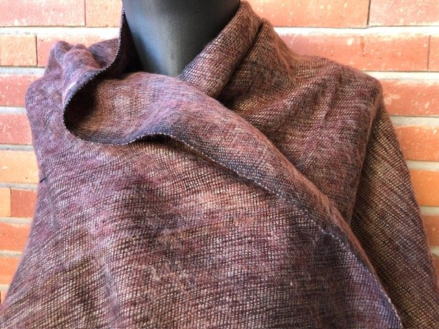 Châle Uni Marron CHLMRN1 – Image 5