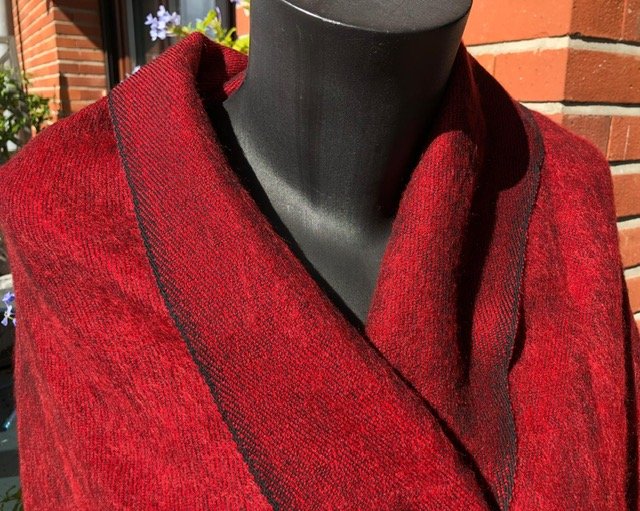 Châle Uni Rouge CHLRGUNI1