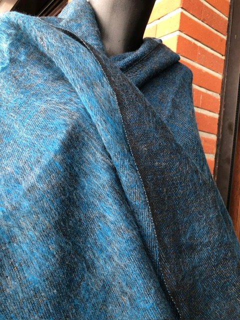 Châle Uni Bleu2 CHLBLEU2 – Image 3