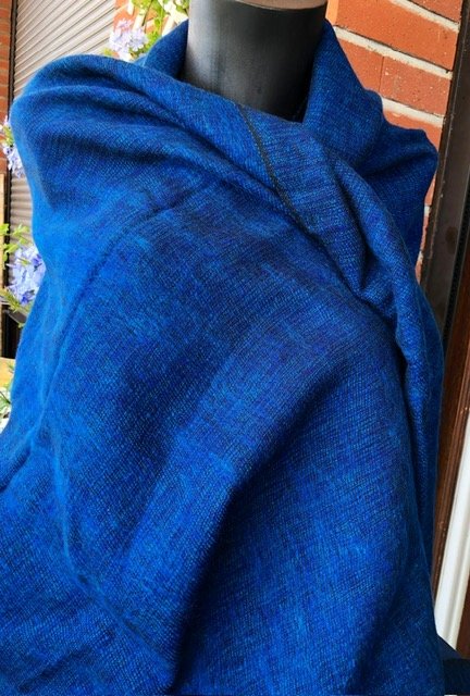 Châle Uni Bleu CHLBLU1 – Image 3