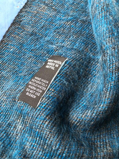 Châle Uni Bleu2 CHLBLEU2 – Image 4