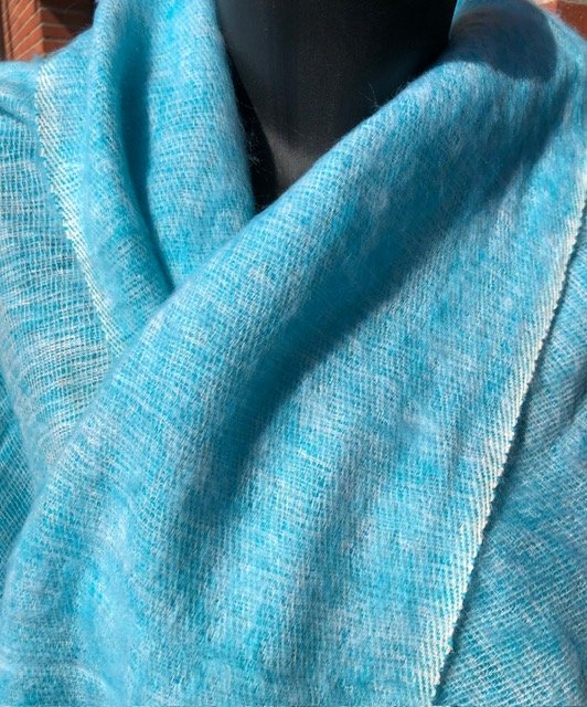 Châle Uni Bleu Turquoise CHLTURQUOI1 – Image 4