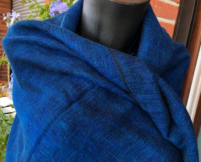 Châle Uni Bleu CHLBLU1 – Image 4