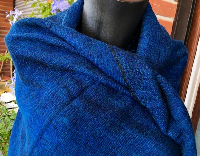 Châle Uni Bleu CHLBLU1 – Image 5