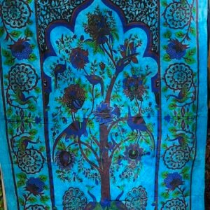 Tenture arbre de vie Bleu TNABRBLU1