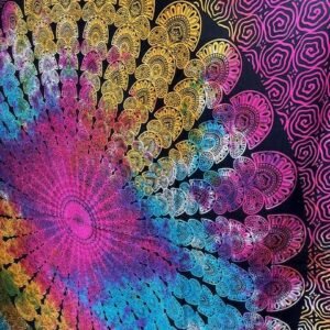 Tenture Mandala multicoleur TENMANMLTI01